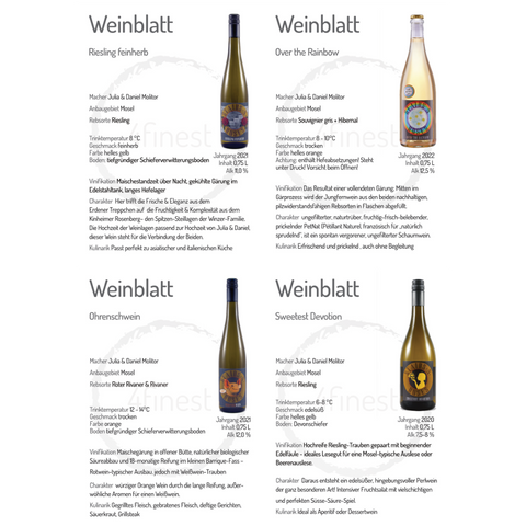 Genusserweiterung | 4finest Box Molitor | Mosel