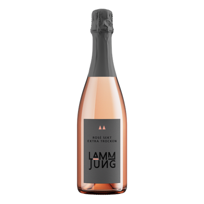 Lamm Jung Weine | Rosé Sekt extra trocken | Rheingau | 6er Karton