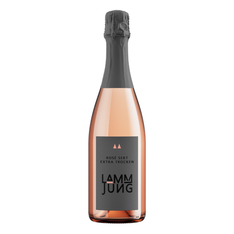 Lamm Jung Weine | Rosé Sekt extra trocken | Rheingau | 6er Karton
